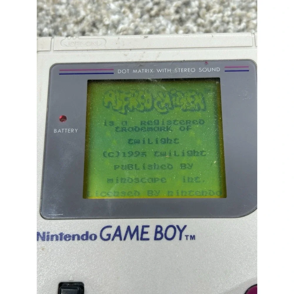 Gameboy Alfred Chicken Cartridge Nintendo Game‎ Manual Vintage